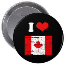 FLAG OF CANADA BUTTON