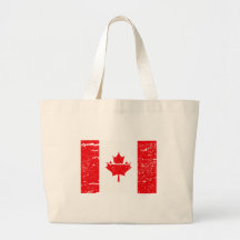 FLAG OF CANADA CANVAS BAGS