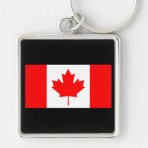 Flag Of Canada Keychain