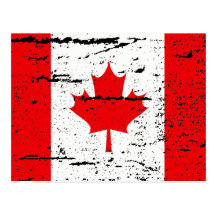 FLAG OF CANADA POST CARDS