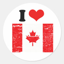 FLAG OF CANADA STICKER