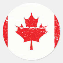 FLAG OF CANADA STICKER