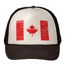 FLAG OF CANADA TRUCKER HATS