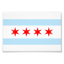 Flag of Chicago Photo Print