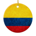 Flag of Colombia Christmas Tree Ornaments
