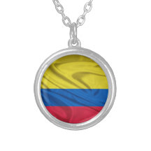 Flag of Colombia Personalized Necklace