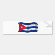 Flag of Cuba Bumper Sticker