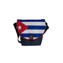 Flag of Cuba Courier Bags