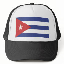 Flag of Cuba Mesh Hats
