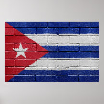 Flag of Cuba Poster