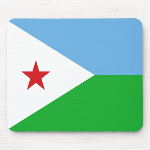 Flag of Djibouti Mouse Pad