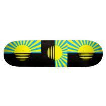Flag of Donetsk Oblast Skate Board Deck