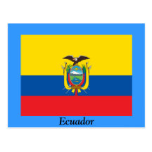 Flag of Ecuador Post Card