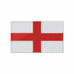 Flag of England men's embroidered polo shirt embroidered shirts