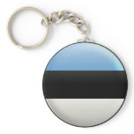 Flag of Estonia Key Chain