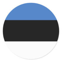 Flag of Estonia Products Stickers