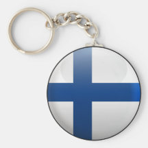 Flag of Finland Key Chains