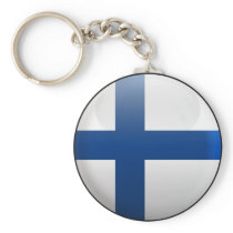 Flag of Finland Key Chains