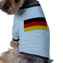 Flag of Germany Deutschland Doggie Tshirt
