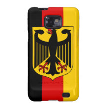 Flag of Germany with Crest - Samsung Galaxy S Case