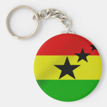 Flag of Ghana Black Stars Gift ideas Keychains