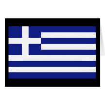 Flag of Greece Greeting Cards