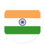 Flag of India Products Stickers