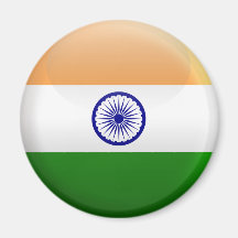 Flag of India Refrigerator Magnets