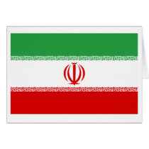 Flag of Iran Products Greeting Cards