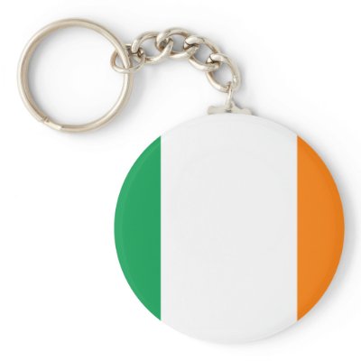 Flag_of_Ireland Key Chains by purplesunset