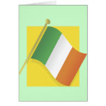 Flag of Ireland T-shirts and Gifts Greeting Card