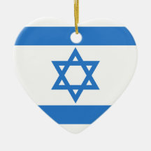 Flag of Israel Ornaments