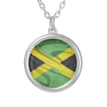 Flag of Jamaica Personalized Necklace