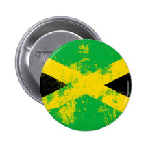 Flag of Jamaica Pinback Buttons