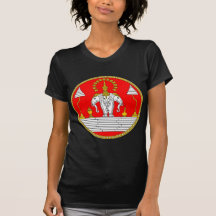 FLAG OF LAOS THREE HEAD ELEPHANT SHIRTS