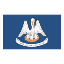 Flag of Louisiana Rectangular Sticker