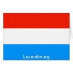 Flag of Luxembourg Greeting Card