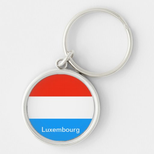 Flag of Luxembourg Key Chain