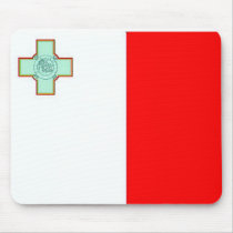 Flag of Malta Mouse Pads