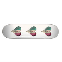 Flag Of Mexico In A Heart Skate Decks