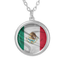 Flag of Mexico Personalized Necklace