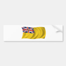 Flag of Niue Bumper Sticker