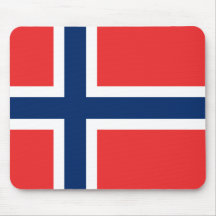 Flag of Norway Mousepads