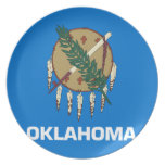 Flag of Oklahoma Dinner Plates