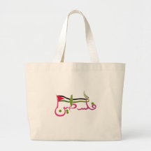 Flag of Palestine , Arabic writings of Palestine Tote Bags