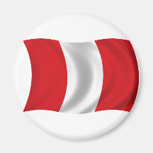 Flag of Peru Magnets