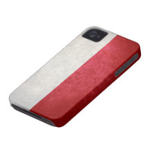Flag of Poland iPhone 4 Cases
