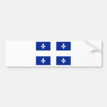 Flag of Quebec Bumper Stickers