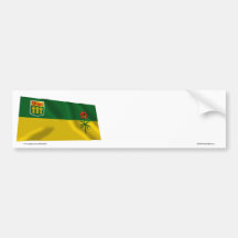 Flag of Saskatchewan, Canada Bumper Sticker