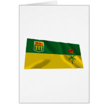 Flag of Saskatchewan, Canada Cards